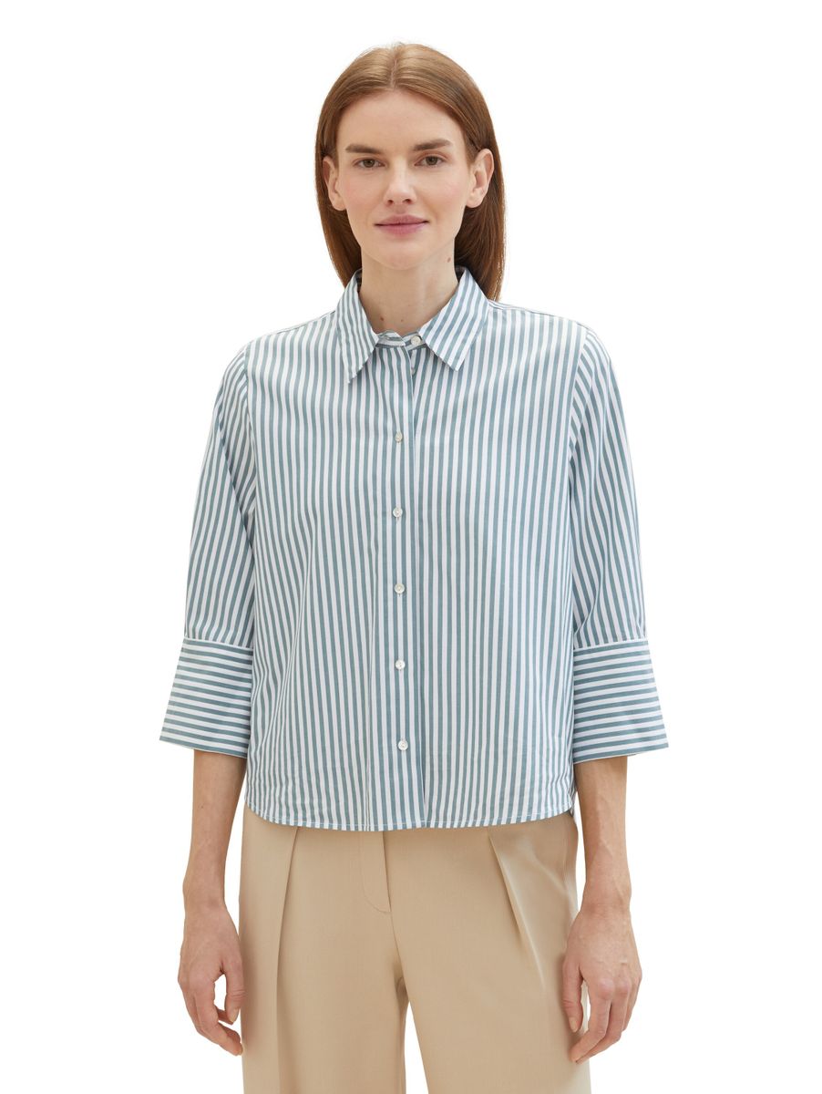 Gestreifte Bluse mit TENCEL(TM) Lyocell