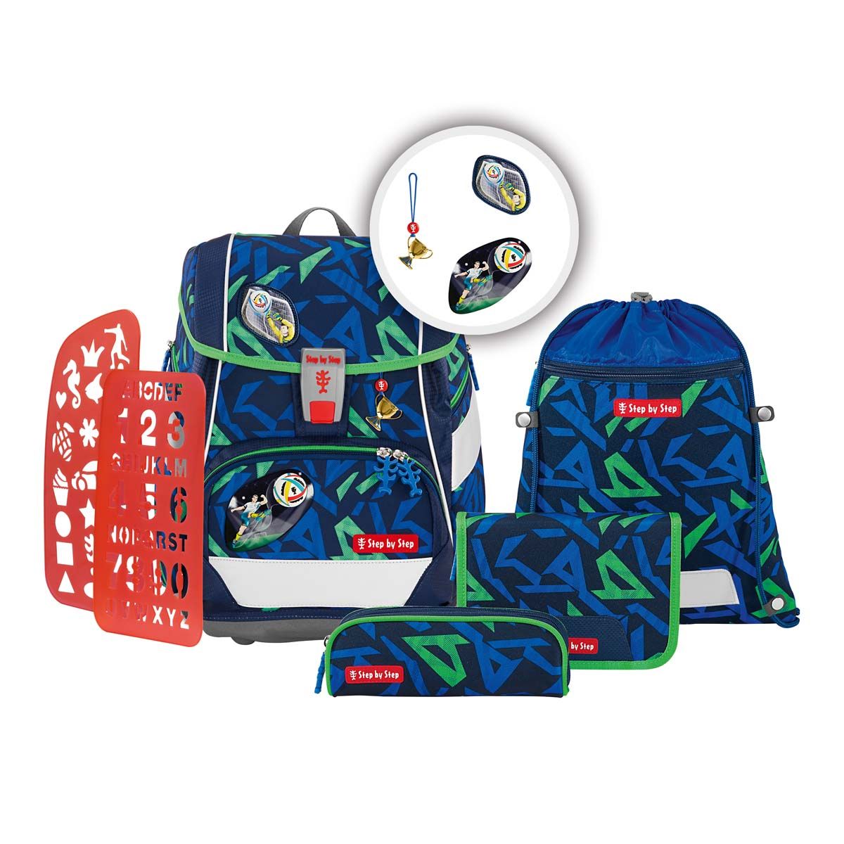 2IN1 PLUS Schulranzen-Set Soccer Ben
