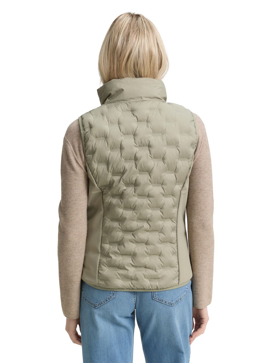 Lightweight Steppweste mit Stehkragen