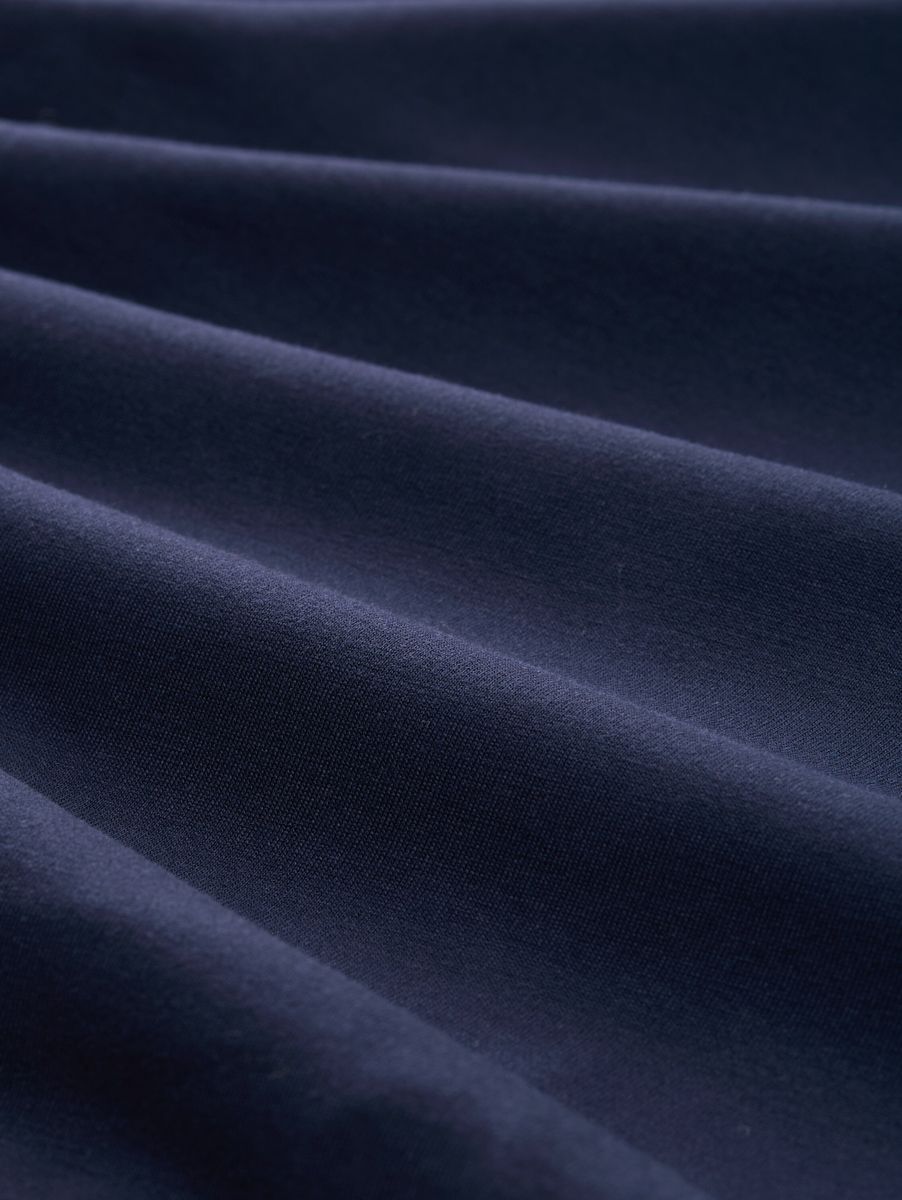 Langarmshirt im Material-Mix