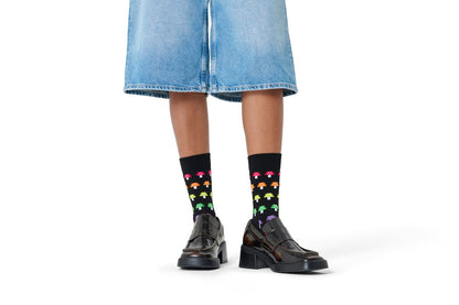 Mushroom Stripe Sock