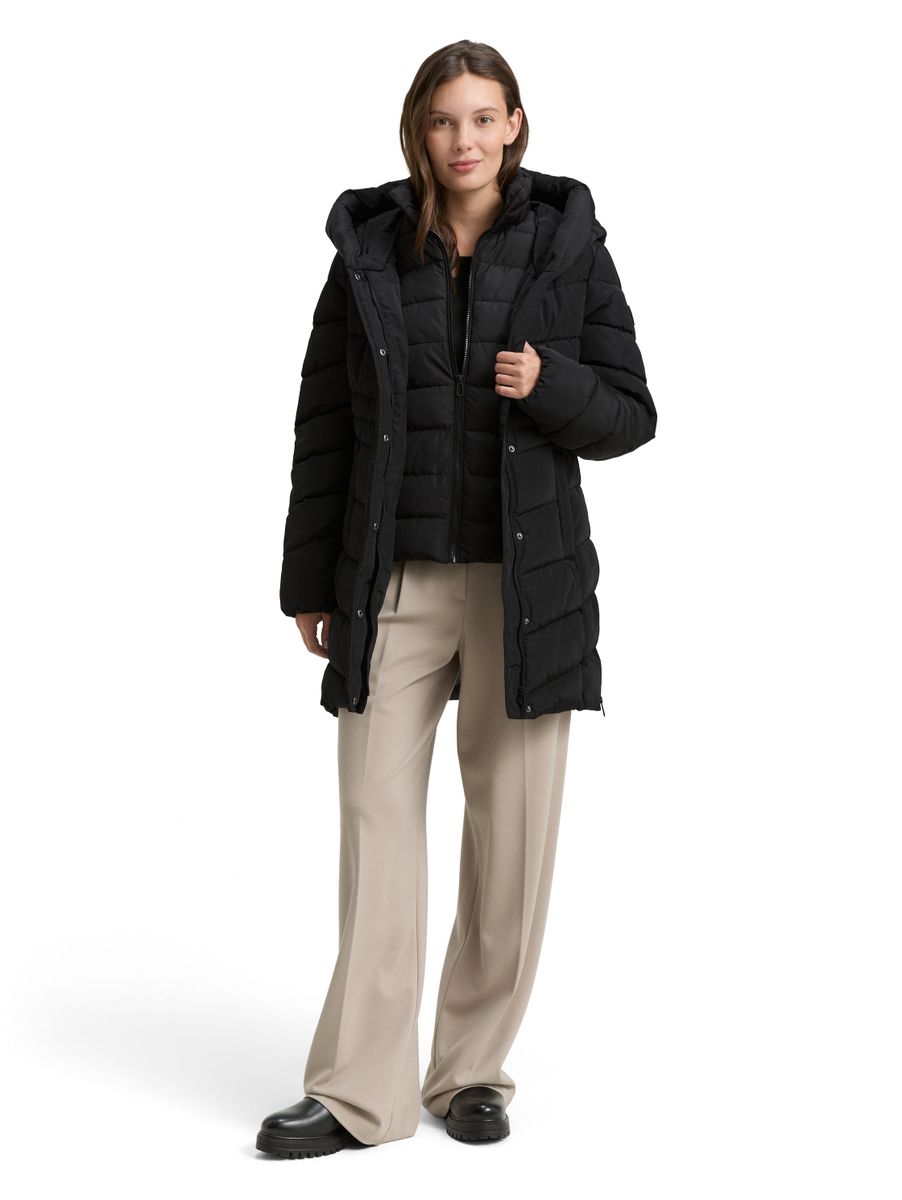 Puffer-Mantel im 2-in-1-Look