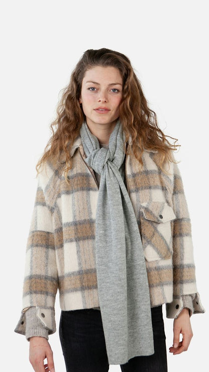 Witzia Scarf, heather grey, one size - heather gre