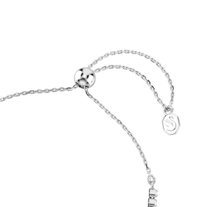 Idyllia bracelet Mixed cuts, Heart with arrow, White, Rhodium plated