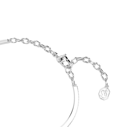 Symbolica bracelet Pav�, Horse shoe, White, Rhodium plated