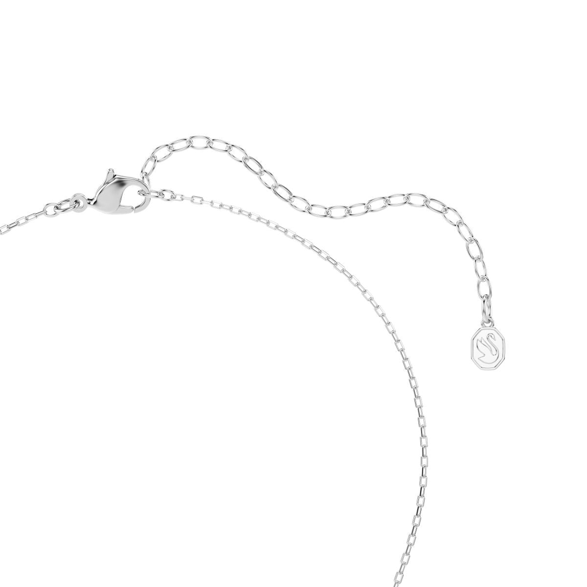 Chroma pendant Mixed cuts, Multicolored, Rhodium plated