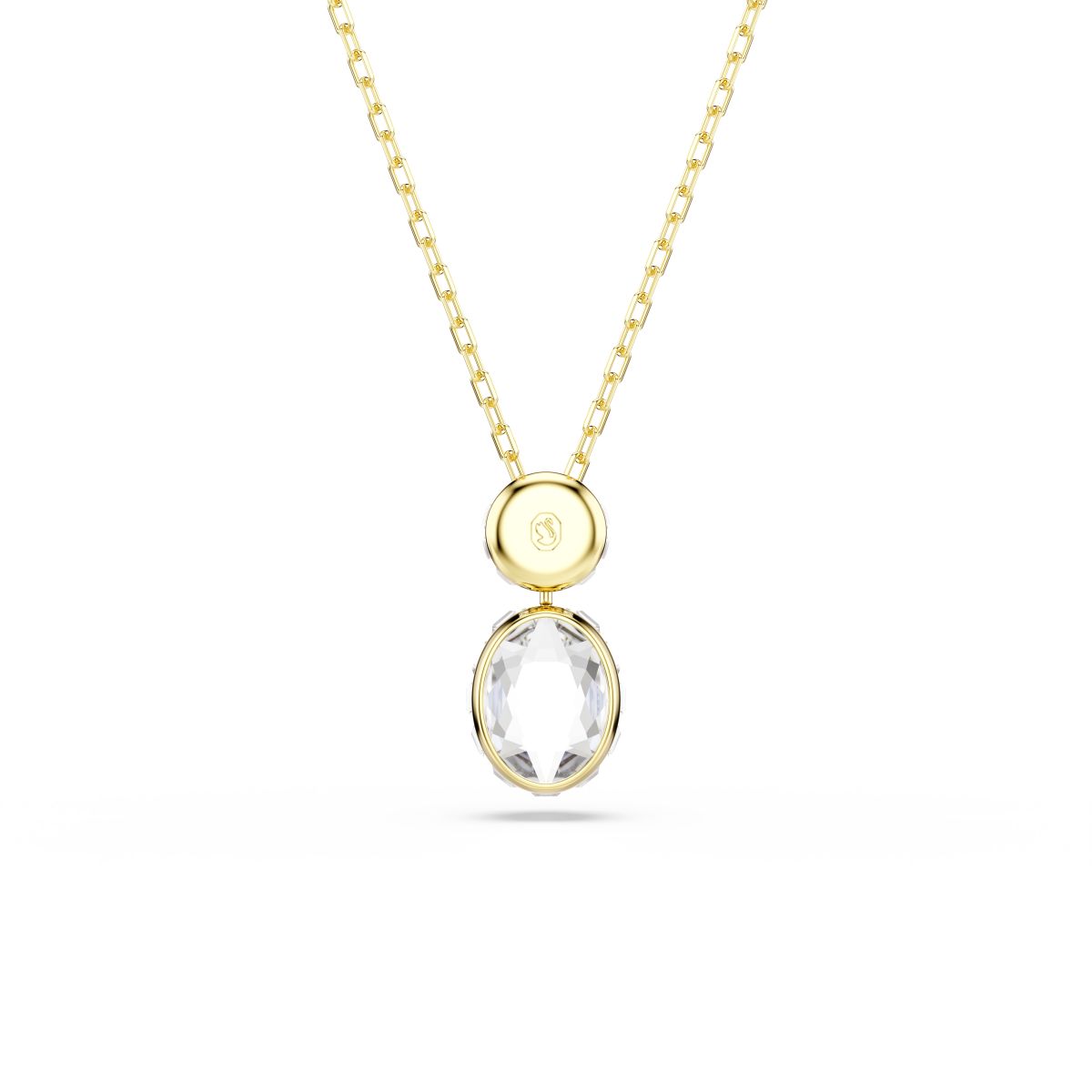 Chroma pendant Mixed cuts, Multicolored, Gold-tone plated