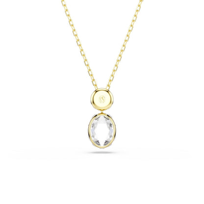 Chroma pendant Mixed cuts, Multicolored, Gold-tone plated