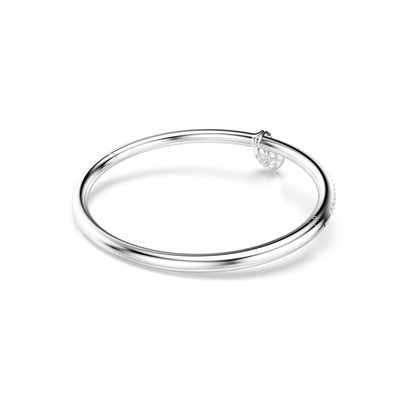 Idyllia bangle Mixed cuts, Heart, Pink, Mixed metal finish