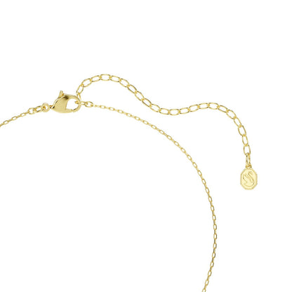 Idyllia pendant Mixed cuts, Heart, Key, Pink, Gold-tone plated