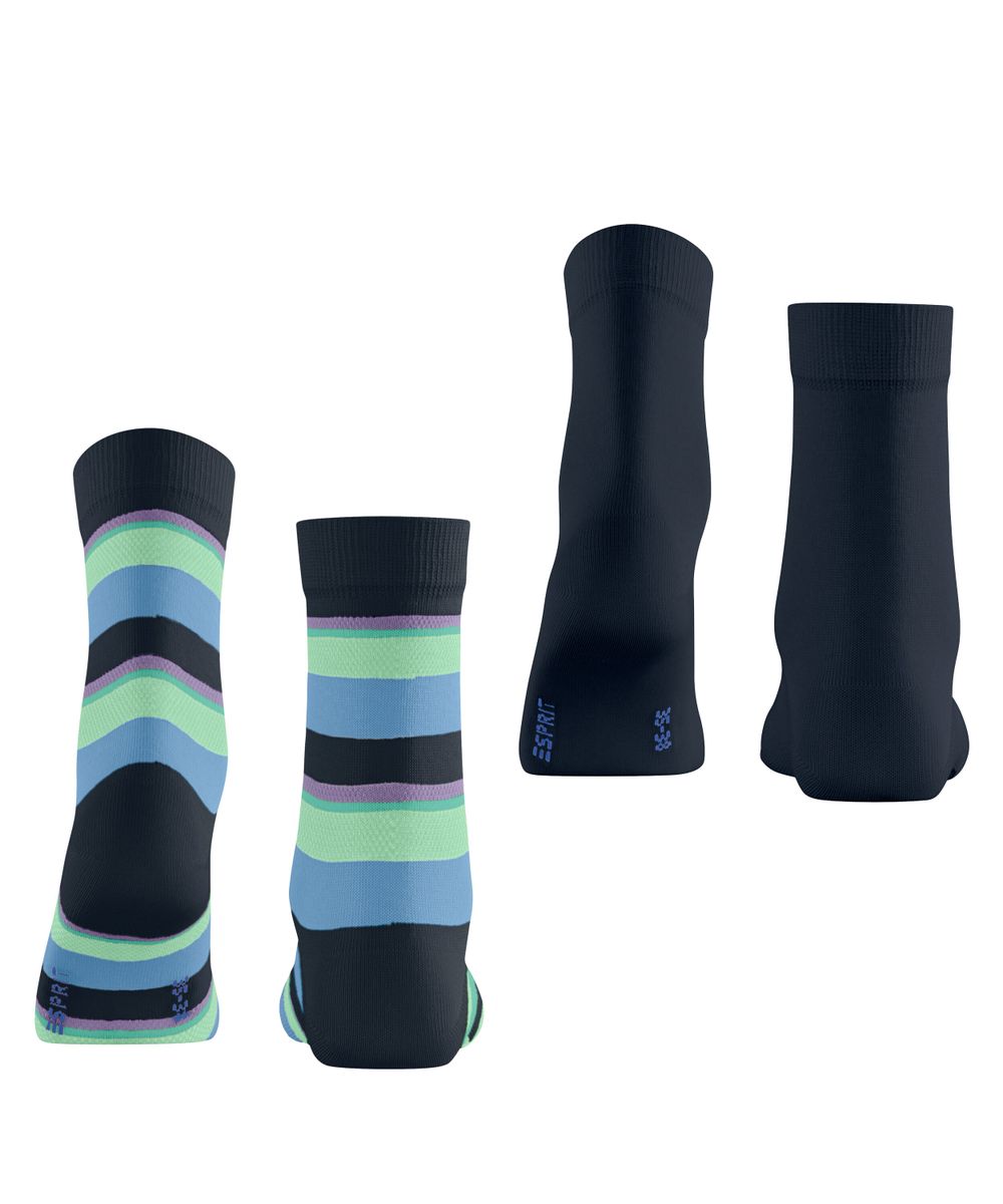 Esprit Crochet Stripe 2-Pack Damen
