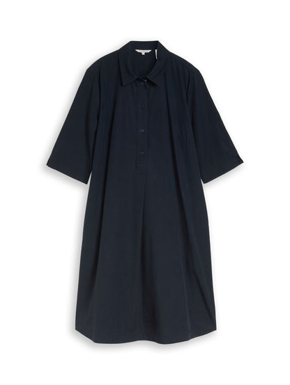 Blusenkleid mit Eingriffstaschen
