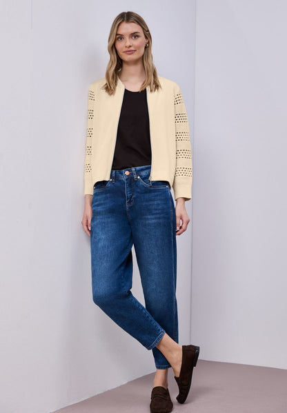 Langarm Jacke im Silk-Look