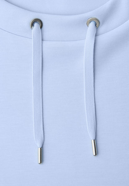 Dropped Shoulder Shirt im Silk-Look