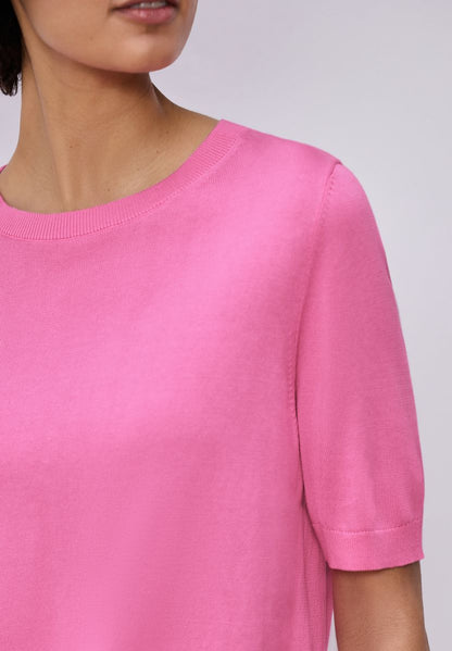 Kurzarm Pullover mit Rundhals
