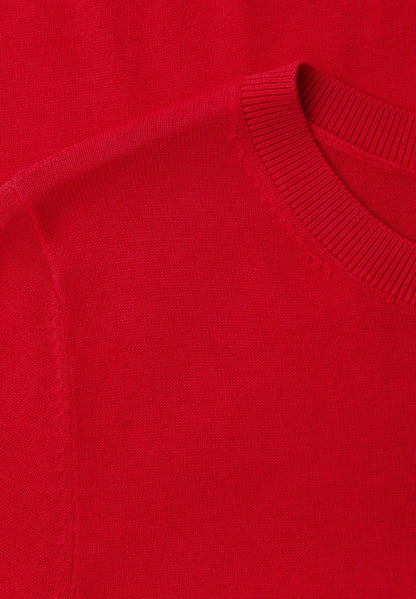Kurzarm Pullover mit Rundhals
