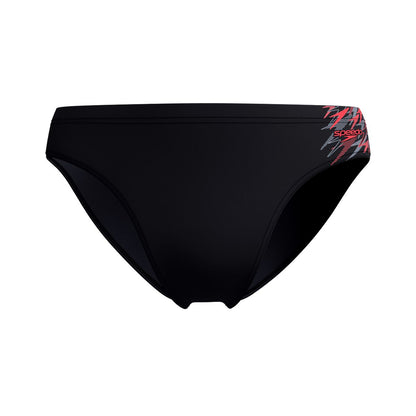 MEDLY LOGO BRIEF 7CM BLK/RED