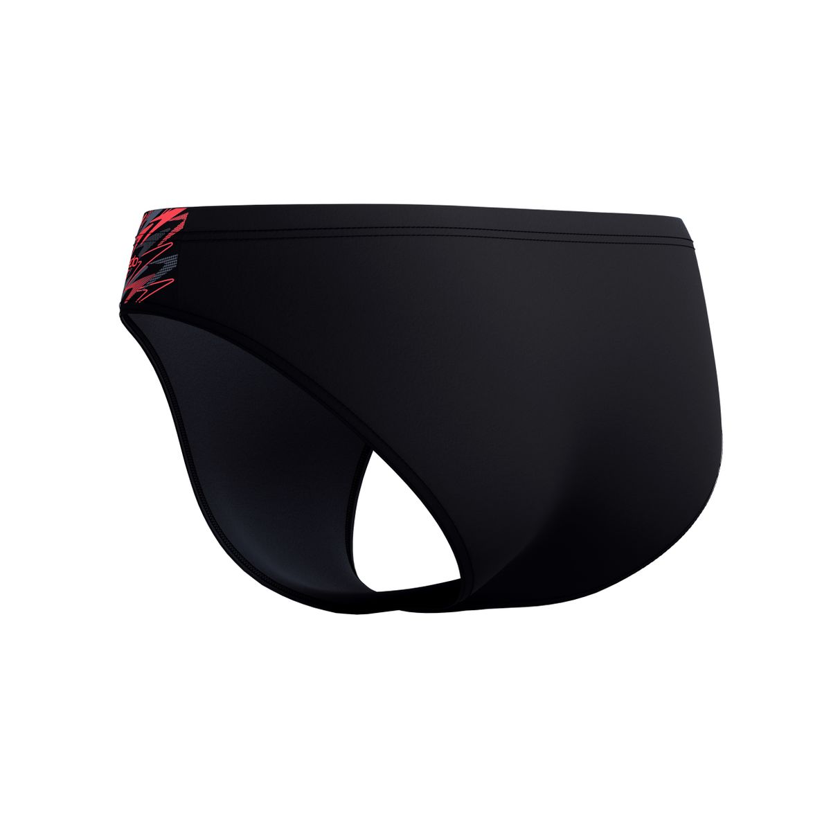 MEDLY LOGO BRIEF 7CM BLK/RED