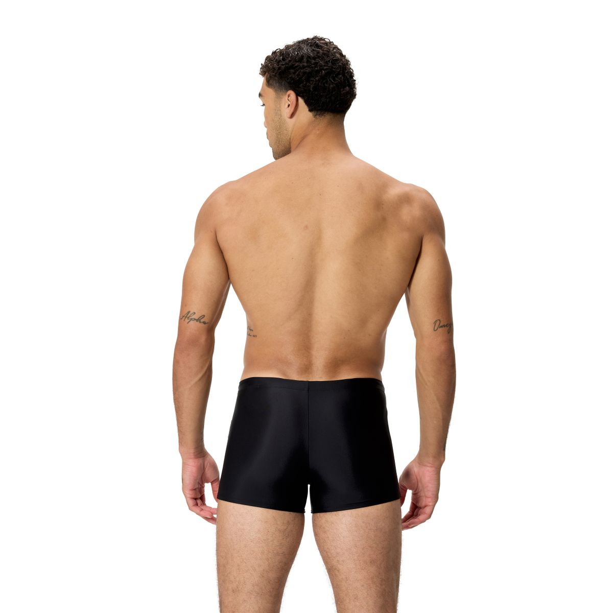 MEDLEY LOGO AQUASHORT BLK/GRY