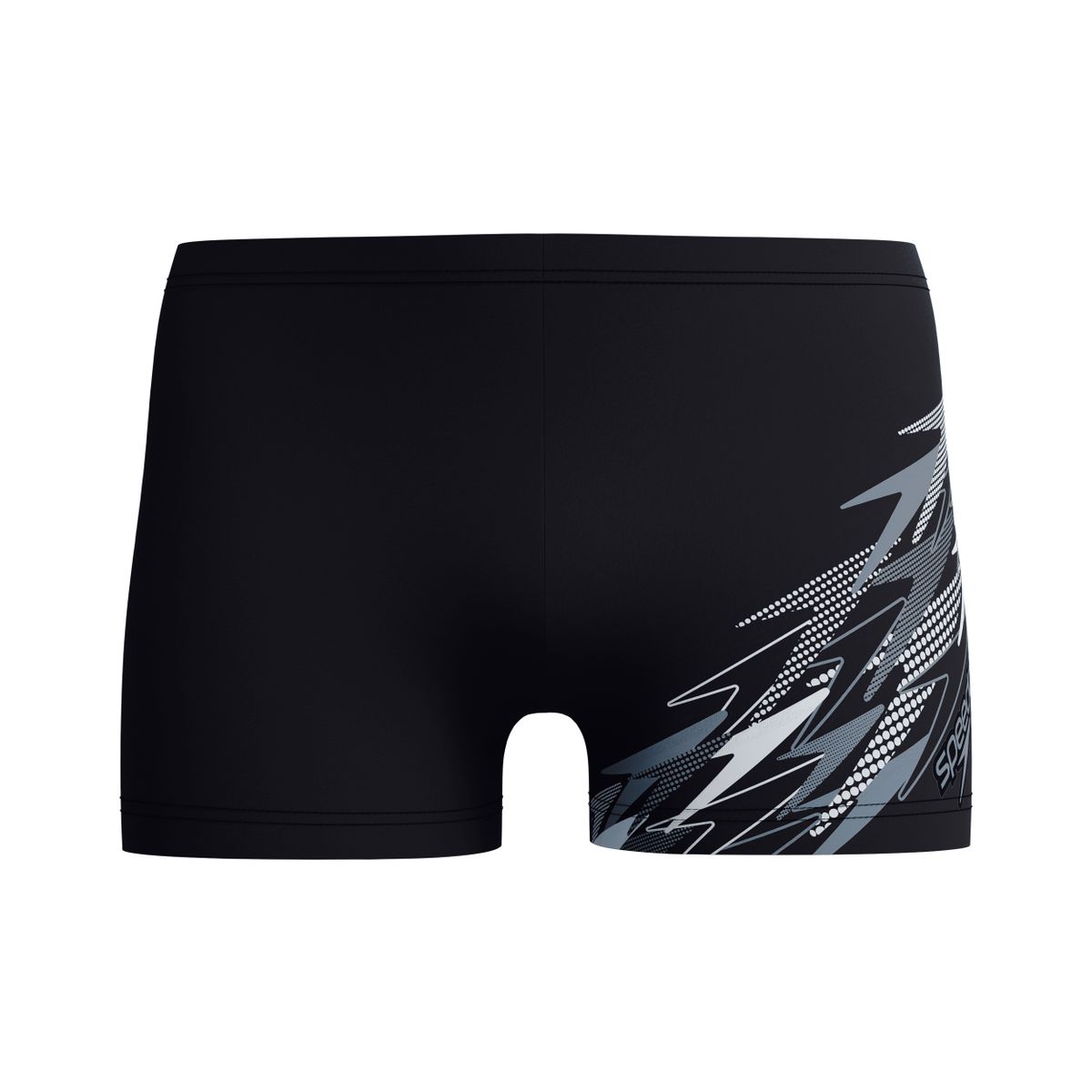 MEDLEY LOGO AQUASHORT BLK/GRY