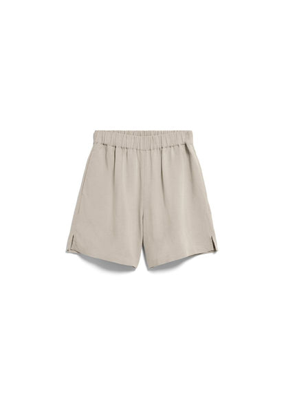 LINEN BLEND PULL ON SHORT