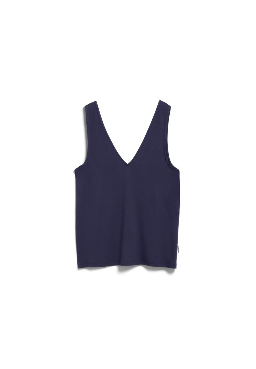 V-NECK JERSEY TOP