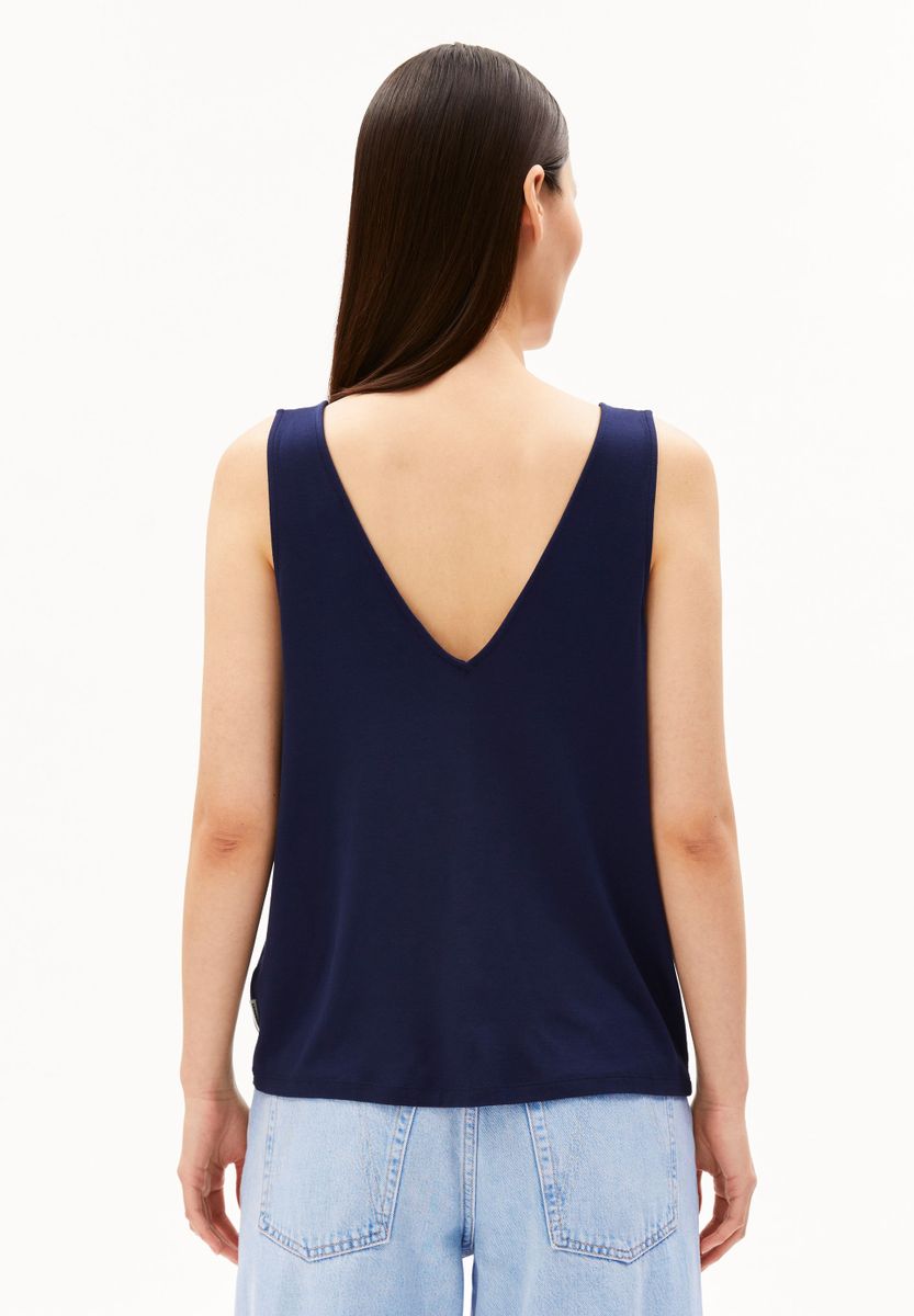 V-NECK JERSEY TOP