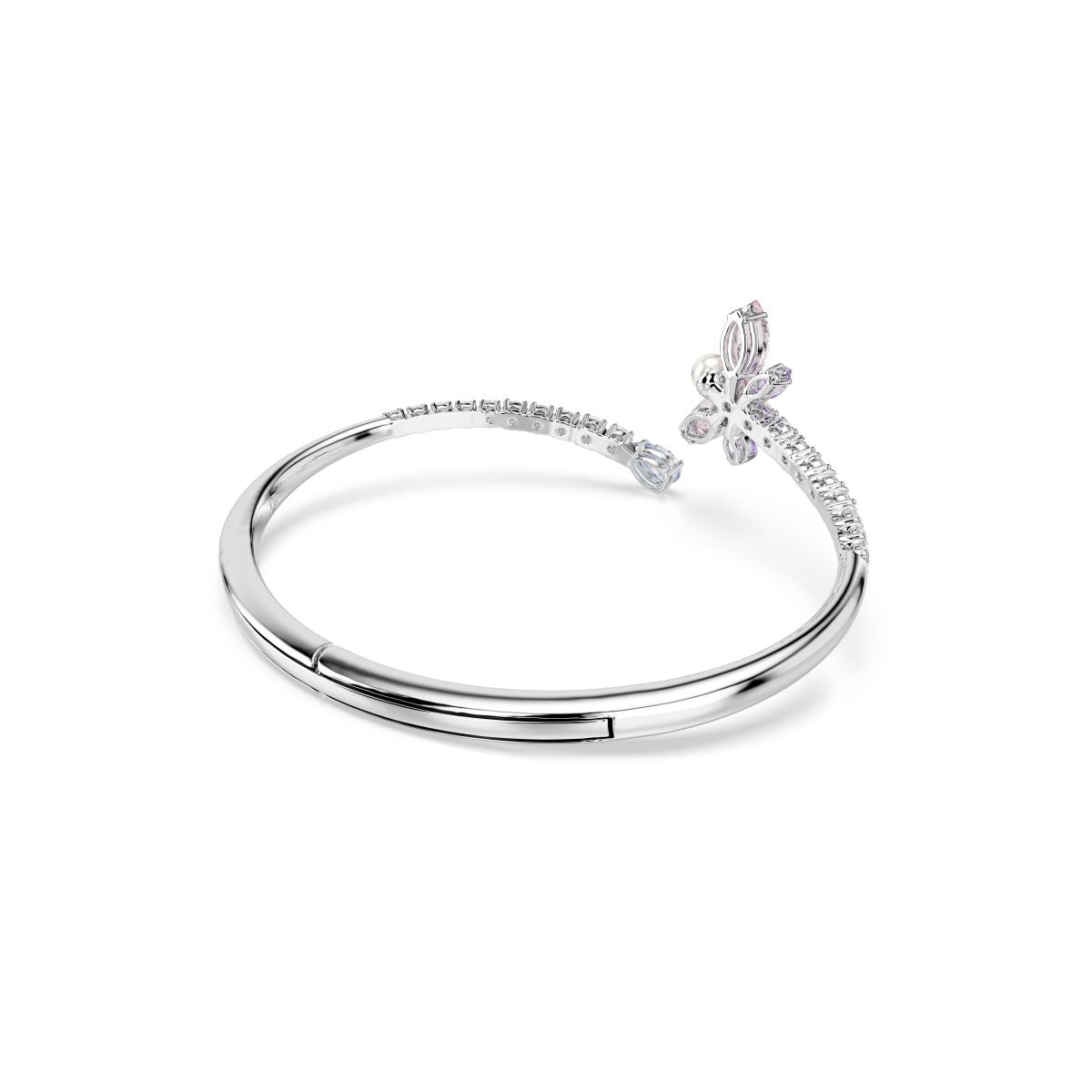 2026 Capsule Bangle Open DRGNFLY Rhodium shiny Multi - P_144045