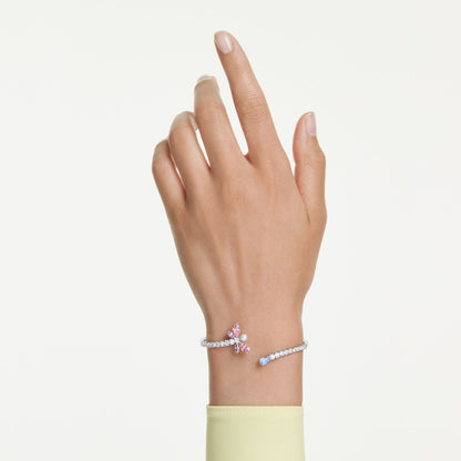 2026 Capsule Bangle Open DRGNFLY Rhodium shiny Multi - P_144045