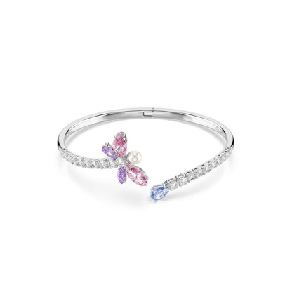 2026 Capsule Bangle Open DRGNFLY Rhodium shiny Multi - P_144045
