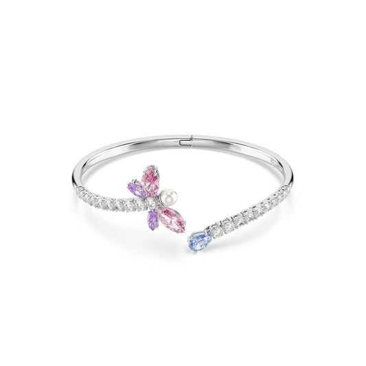 2026 Capsule Bangle Open DRGNFLY Rhodium shiny Multi - P_144045