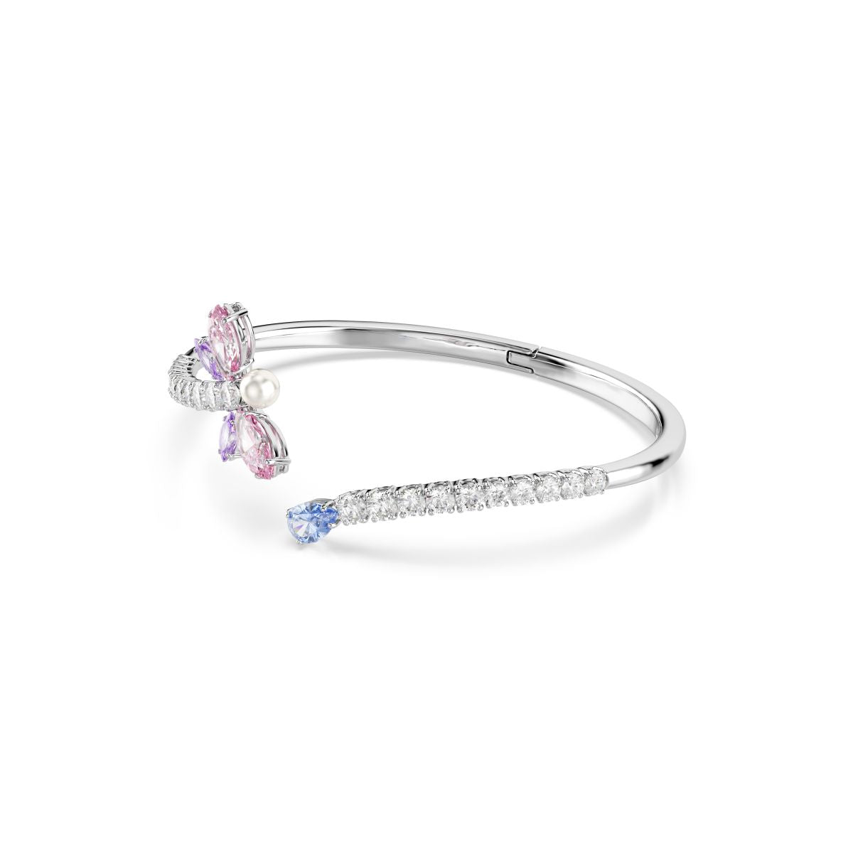 2026 Capsule Bangle Open DRGNFLY Rhodium shiny Multi - P_144045