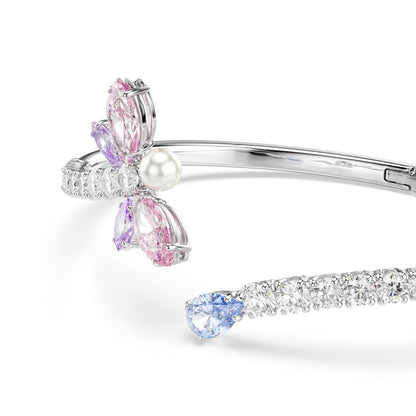 2026 Capsule Bangle Open DRGNFLY Rhodium shiny Multi - P_144045