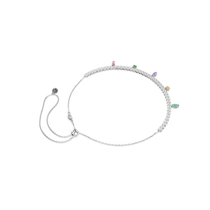 2026 Capsule Tennis Necklace Multi Rhodium shiny White - P_144050