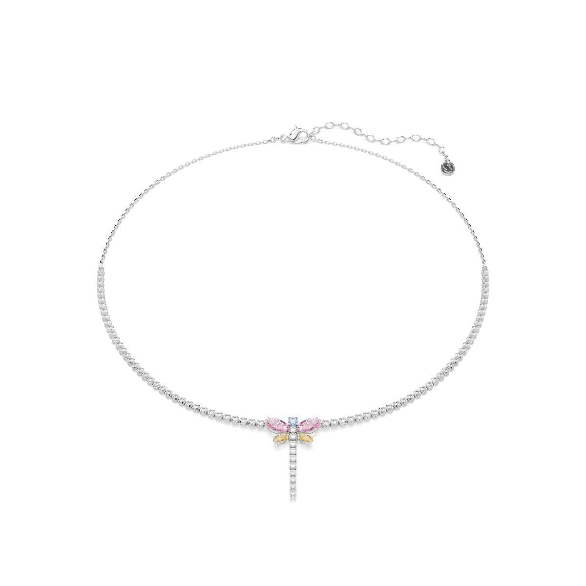 2026 Capsule Tennis Necklace Rhodium shiny Multi - P_144053