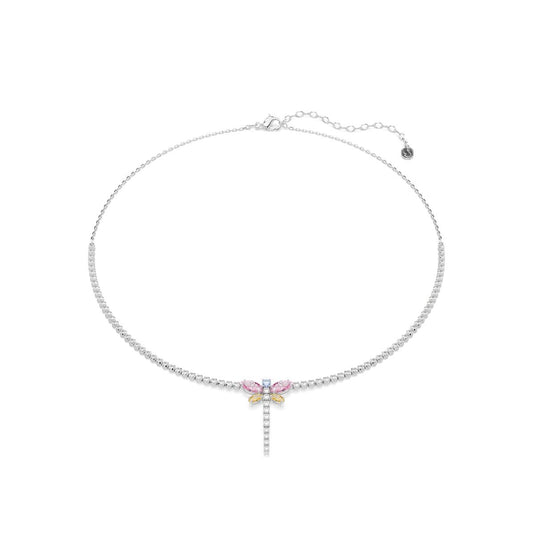 2026 Capsule Tennis Necklace Rhodium shiny Multi - P_144053