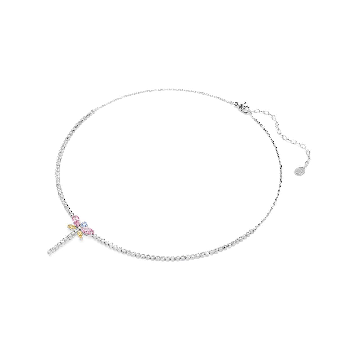 2026 Capsule Tennis Necklace Rhodium shiny Multi - P_144053