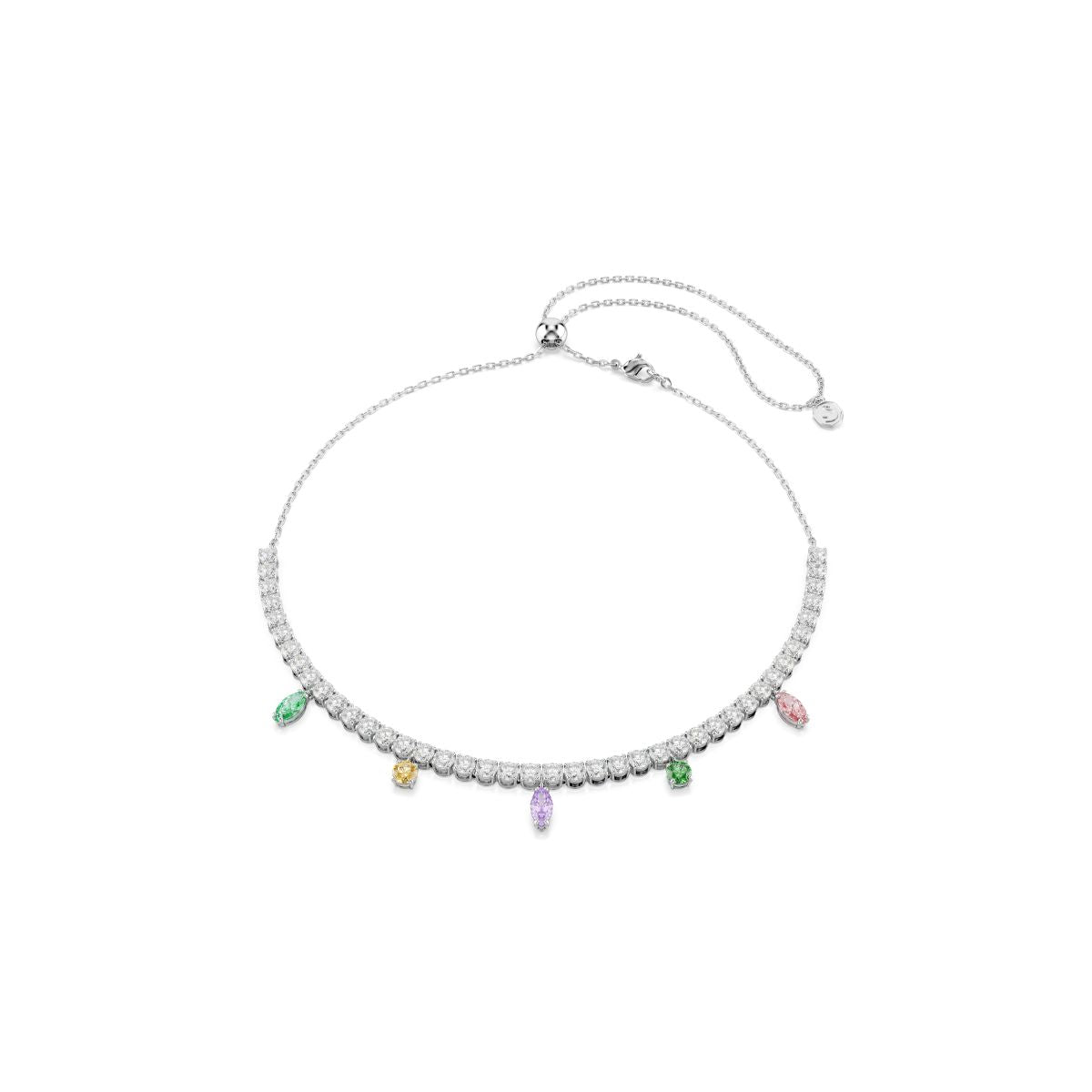 2026 Capsule Tennis Necklace Multi Rhodium shiny White - P_144050