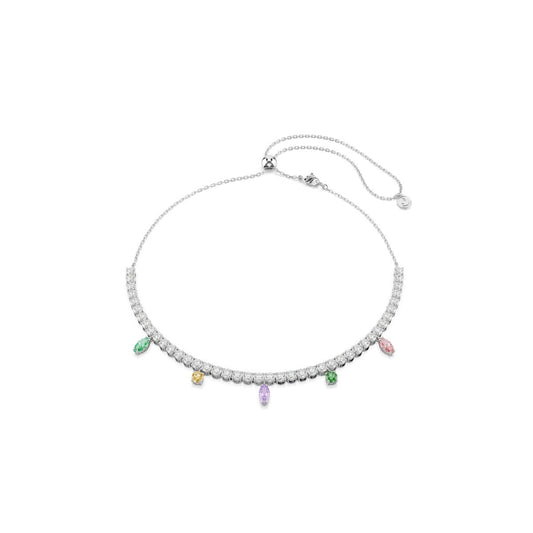 2026 Capsule Tennis Necklace Multi Rhodium shiny White - P_144050