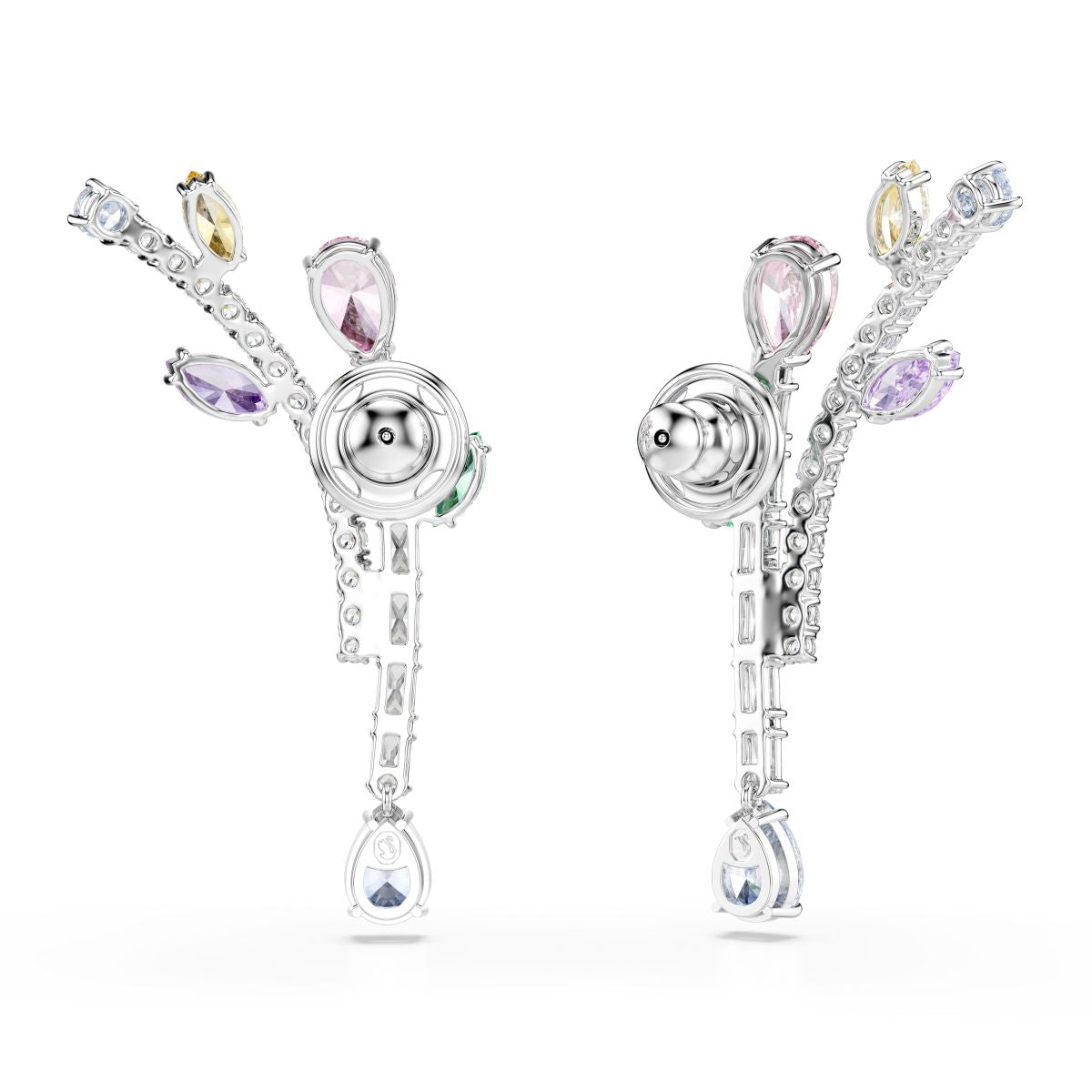 2026 Capsule Pierced Earrings Drop Rhodium shiny Multi - P_144054