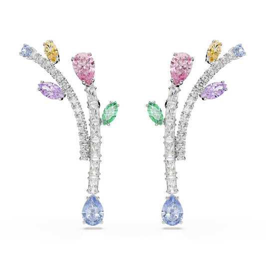 2026 Capsule Pierced Earrings Drop Rhodium shiny Multi - P_144054