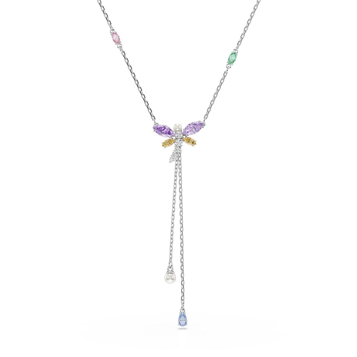 2026 Capsule Necklace Y Motif Rhodium shiny Multi - P_145118