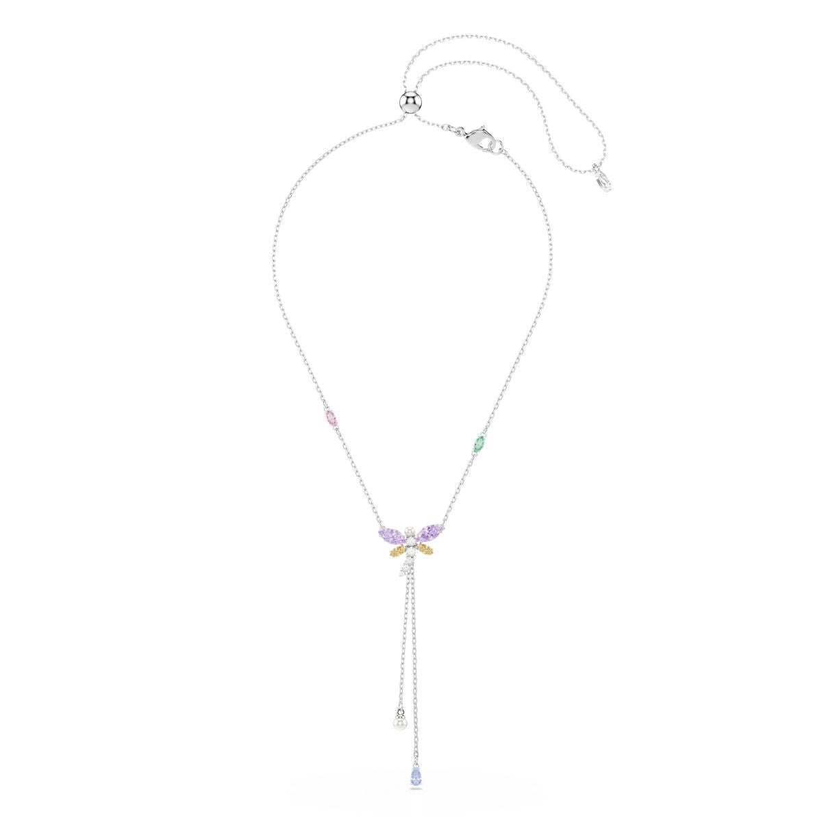 2026 Capsule Necklace Y Motif Rhodium shiny Multi - P_145118