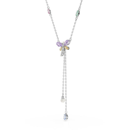 2026 Capsule Necklace Y Motif Rhodium shiny Multi - P_145118