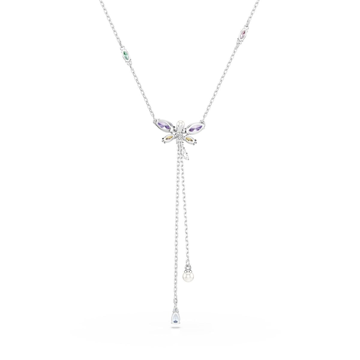 2026 Capsule Necklace Y Motif Rhodium shiny Multi - P_145118