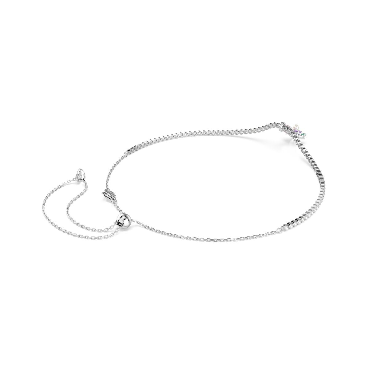 2026 Capsule Choker Flower Motif Rhodium shiny Multi - P_145124