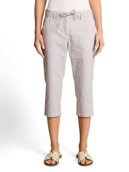 Tapered Relaxed Capri Hose mit Kordelzug