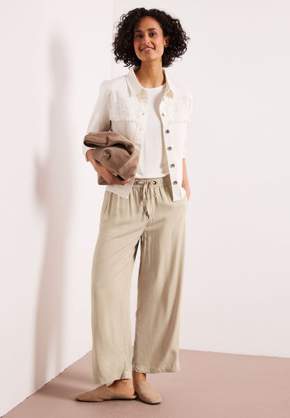High Waist Wide Leg Hose im Loose Fit