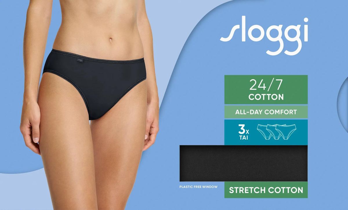 sloggi 24/7 Cotton Tai C3P