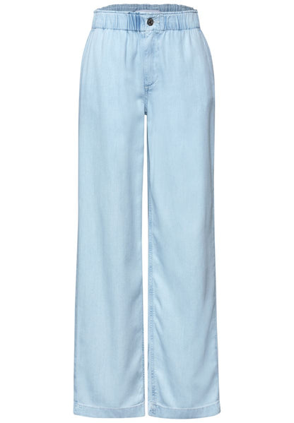 Wide Leg Jeans mit Paperbag-Bund